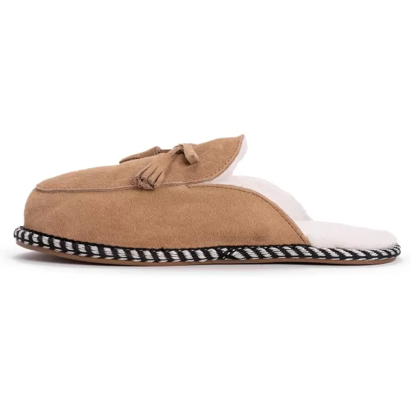 MUK LUKS Womens Leather Goods Cosette Mule SlipperCamel