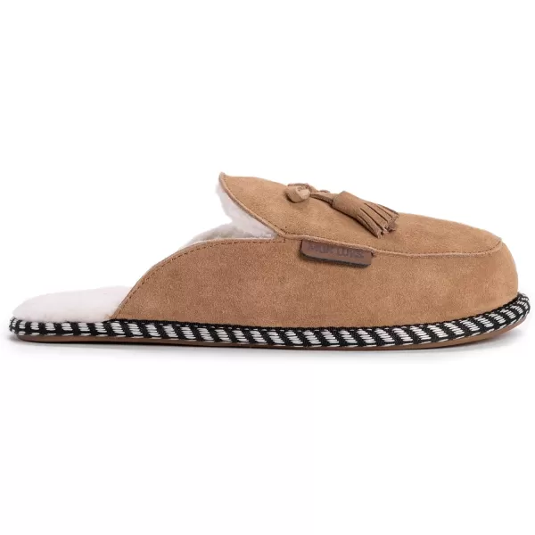 MUK LUKS Womens Leather Goods Cosette Mule SlipperCamel