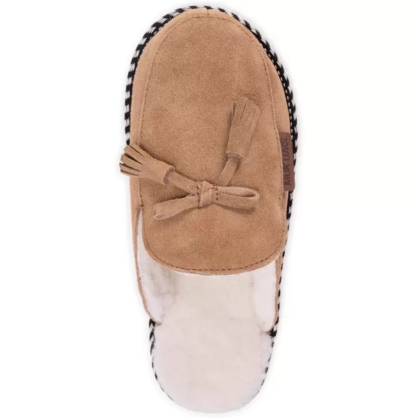 MUK LUKS Womens Leather Goods Cosette Mule SlipperCamel