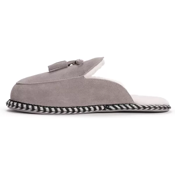 MUK LUKS Womens Leather Goods Cosette Mule SlipperDriftwood