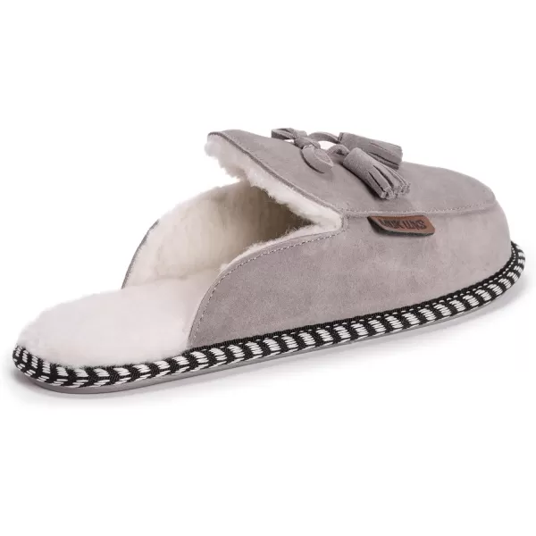 MUK LUKS Womens Leather Goods Cosette Mule SlipperDriftwood