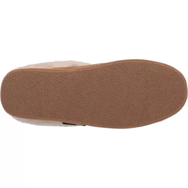 MUK LUKS Womens Leather Goods Serafine Clog SlipperCamel