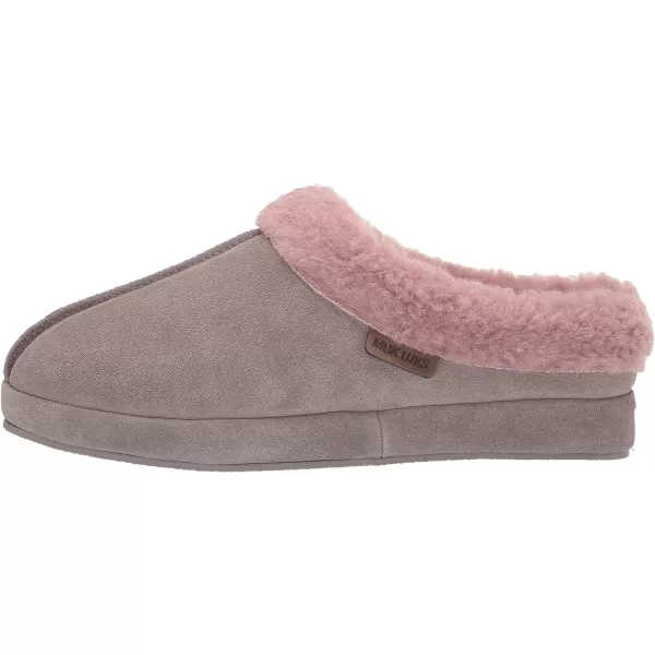 MUK LUKS Womens Leather Goods Serafine Clog SlipperDriftwood