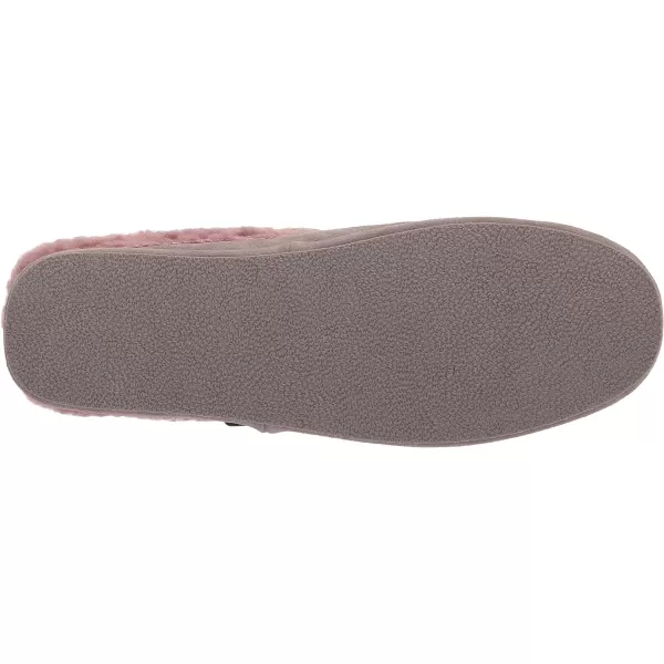 MUK LUKS Womens Leather Goods Serafine Clog SlipperDriftwood
