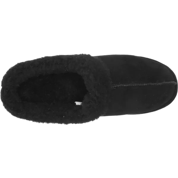 MUK LUKS Womens Leather Goods Serafine Clog SlipperEbony