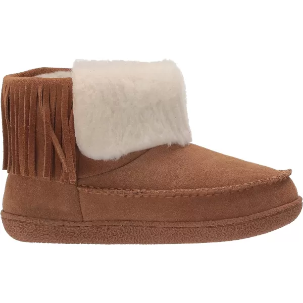 MUK LUKS Womens Leather Goods Veroni SlipperCamel