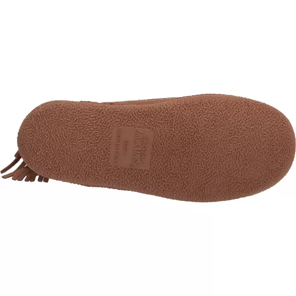 MUK LUKS Womens Leather Goods Veroni SlipperCamel