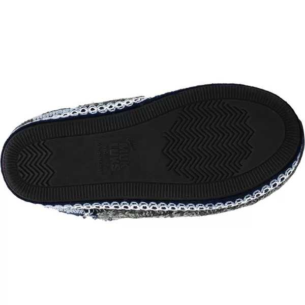 MUK LUKS Womens Leigh SlippersDark Grey Heath