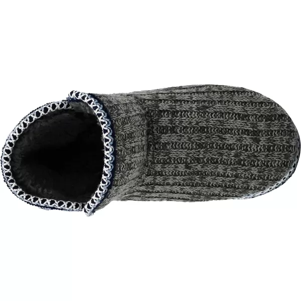 MUK LUKS Womens Leigh SlippersDark Grey Heath