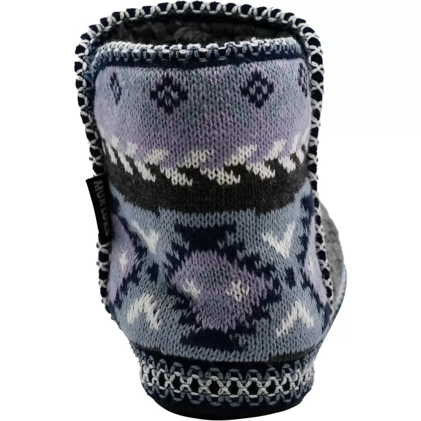 MUK LUKS Womens Leigh SlippersDark Grey Heath