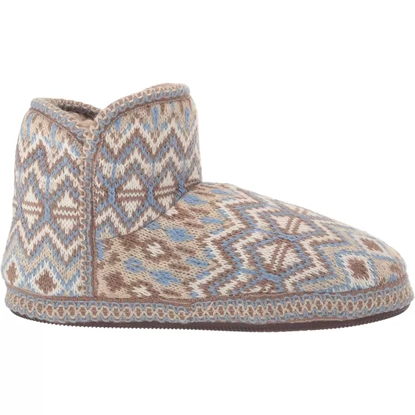 MUK LUKS Womens Leigh SlippersDenim Fairisle