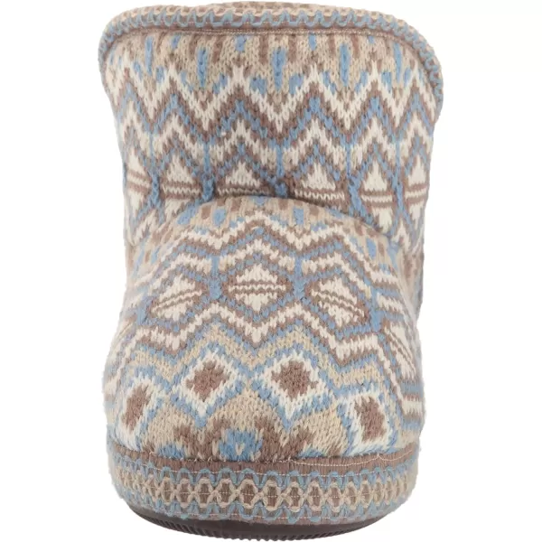 MUK LUKS Womens Leigh SlippersDenim Fairisle