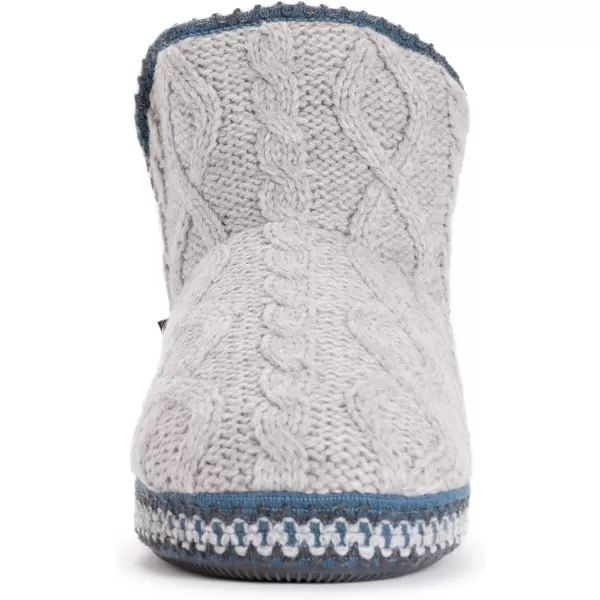 MUK LUKS Womens Leigh SlippersGreyBlue