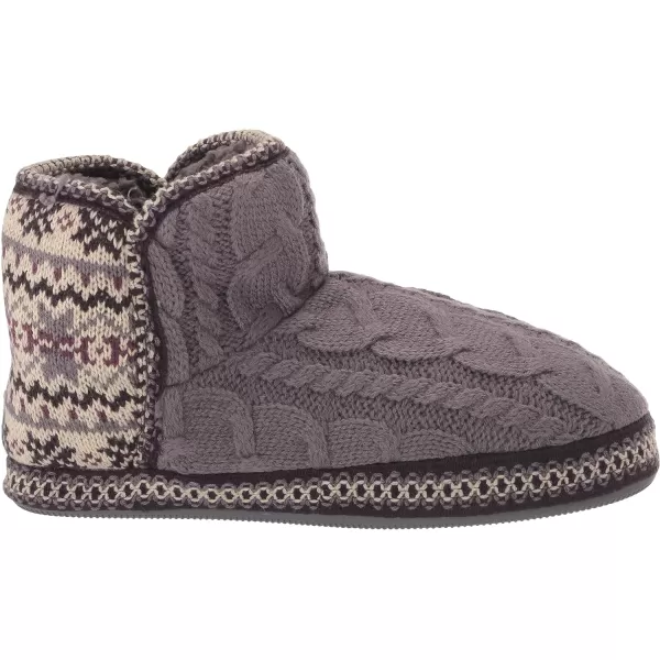 MUK LUKS Womens Leigh SlippersGypsy Rouge Cable