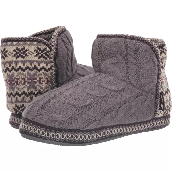 MUK LUKS Womens Leigh SlippersGypsy Rouge Cable