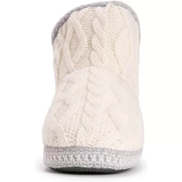 MUK LUKS Womens Leigh SlippersIvoryGrey