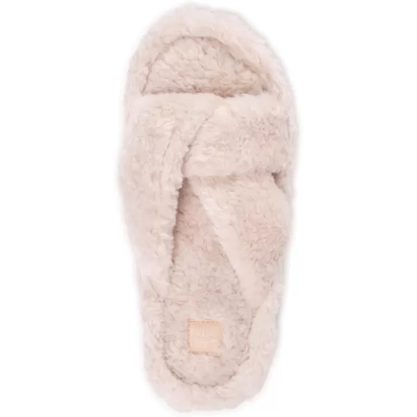 MUK LUKS Womens Lesedi Shearling SlipperIvory