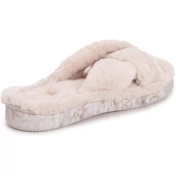 MUK LUKS Womens Lesedi Shearling SlipperIvory