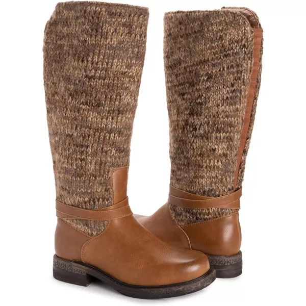 MUK LUKS Womens Logger Alberta BootsCognac