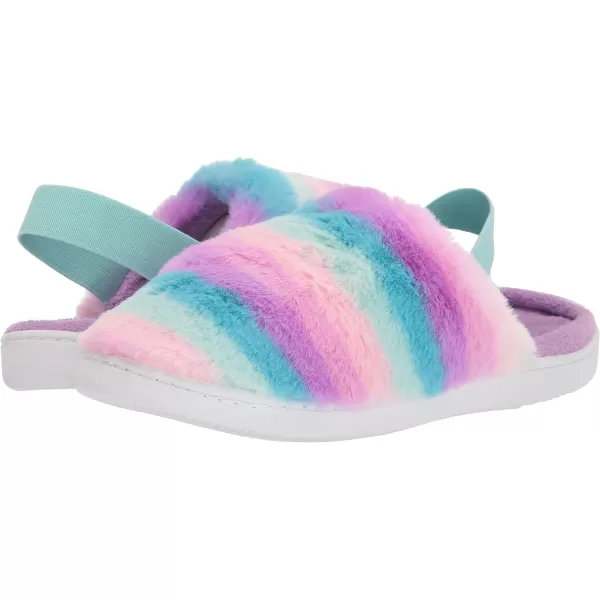 MUK LUKS Womens Lukees Adaline SlippersRainbow Stripe