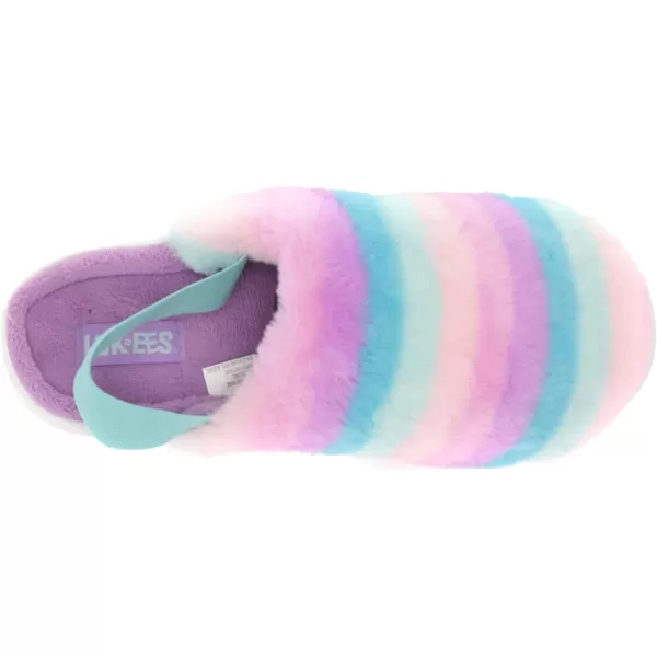 MUK LUKS Womens Lukees Adaline SlippersRainbow Stripe