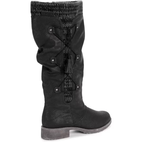 MUK LUKS Womens Lukees Bianca Beverly Boots FashionBlack