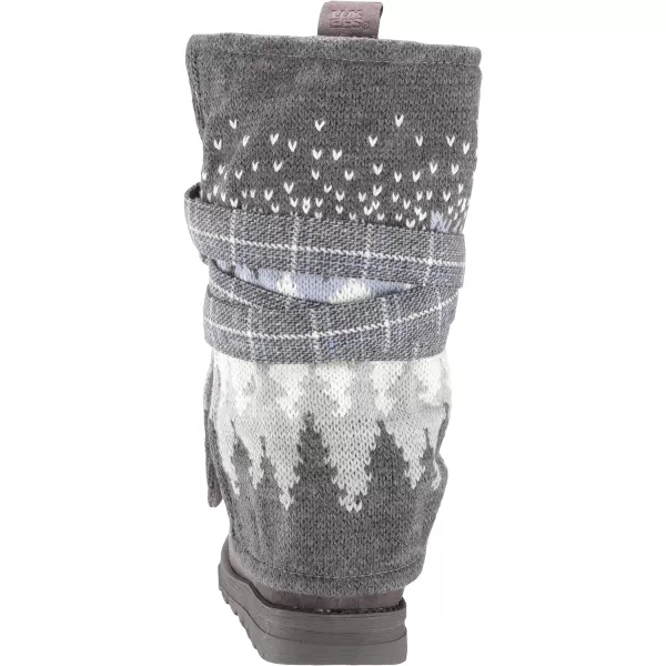 MUK LUKS Womens Lukees Sigrid Nikki Too Boots FashionCharcoal