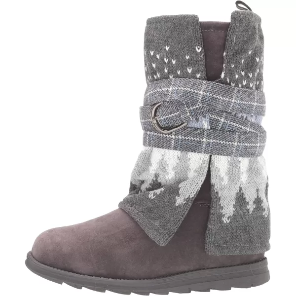 MUK LUKS Womens Lukees Sigrid Nikki Too Boots FashionCharcoal