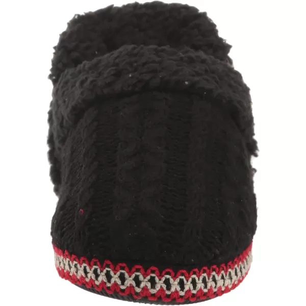 MUK LUKS Womens Magdalena SlipperBlack Fairisle