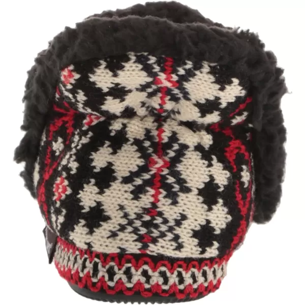 MUK LUKS Womens Magdalena SlipperBlack Fairisle