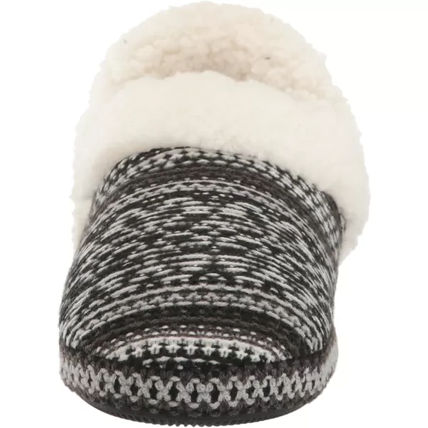 MUK LUKS Womens Magdalena SlipperBlackWhite