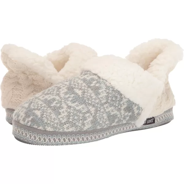 MUK LUKS Womens Magdalena SlipperBlue Cable