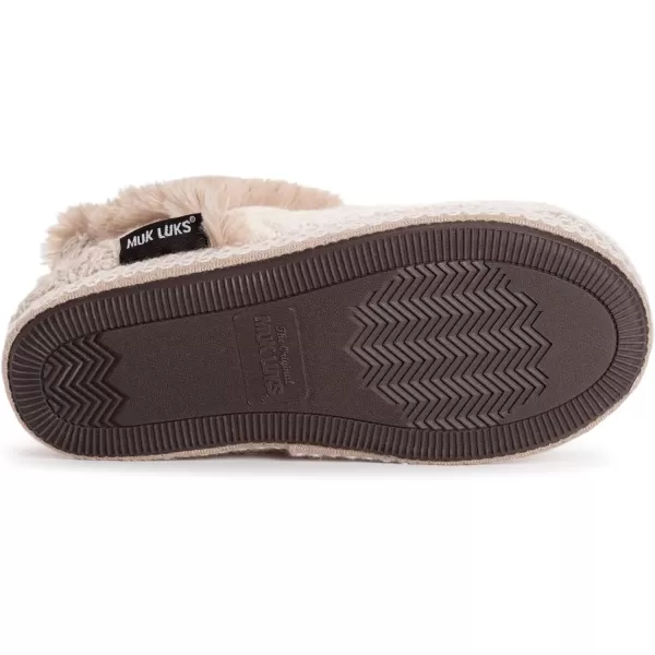 MUK LUKS Womens Magdalena SlipperIvoryFairy Dust