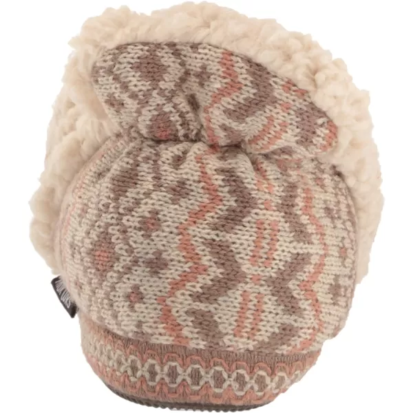 MUK LUKS Womens Magdalena SlipperPink Cable