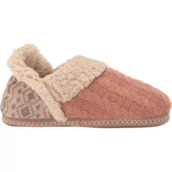 MUK LUKS Womens Magdalena SlipperPink Cable