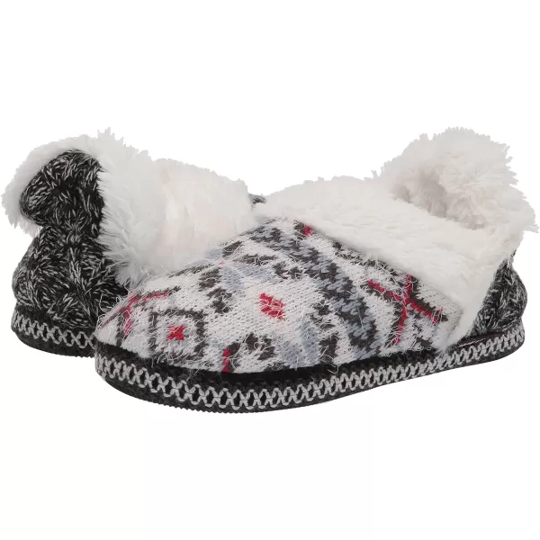 MUK LUKS Womens Magdalena SlippersEbonyGhost