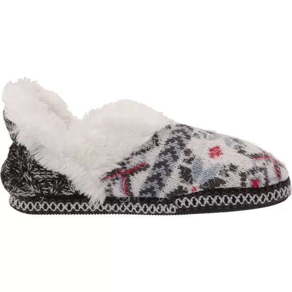 MUK LUKS Womens Magdalena SlippersEbonyGhost