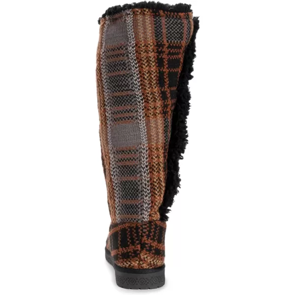 MUK LUKS Womens Malena BootsBlack Plaid