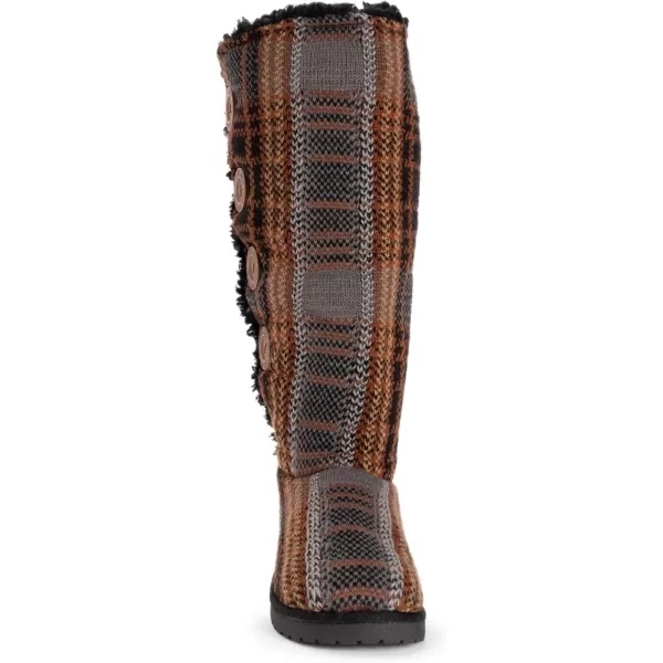 MUK LUKS Womens Malena BootsBlack Plaid