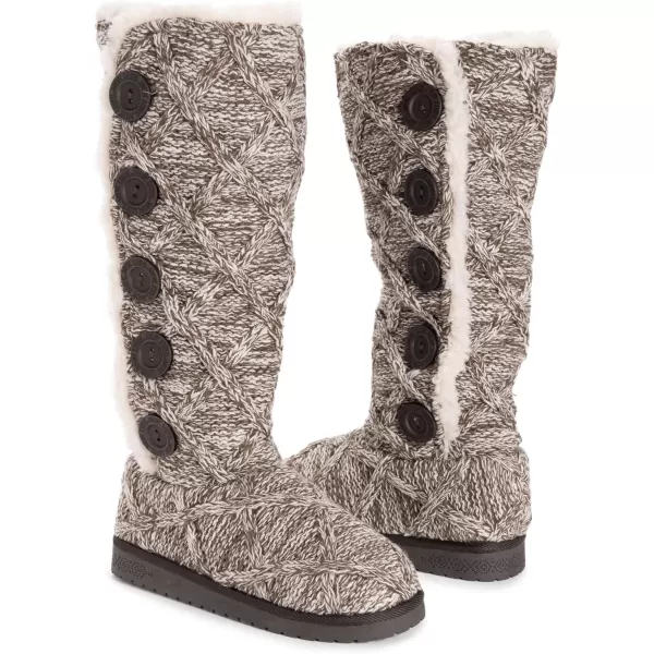 MUK LUKS Womens Malena BootsStone Lattice