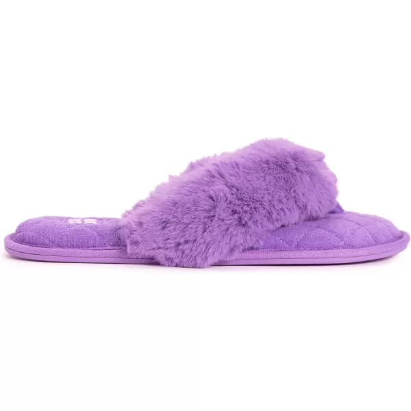 MUK LUKS Womens Maren Thong SlipperViolet