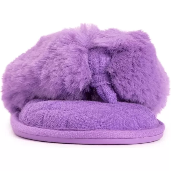 MUK LUKS Womens Maren Thong SlipperViolet