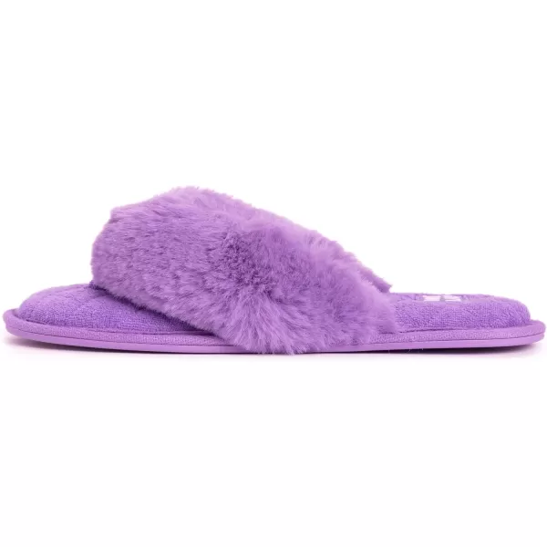 MUK LUKS Womens Maren Thong SlipperViolet