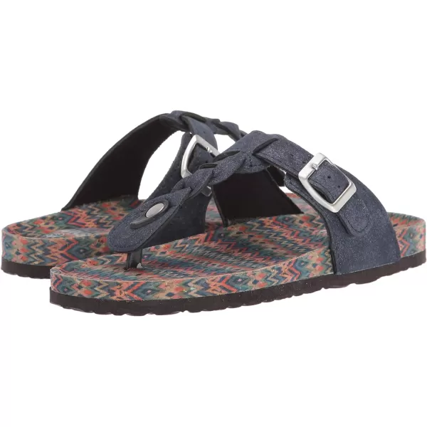 MUK LUKS Womens Marsha Terra Turf SandalsNavy