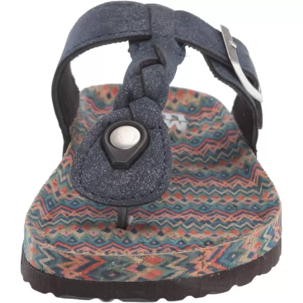 MUK LUKS Womens Marsha Terra Turf SandalsNavy