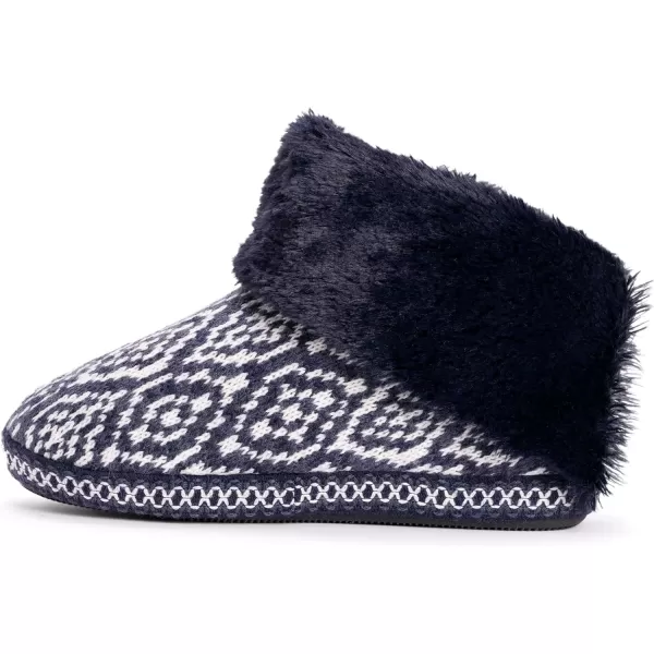 MUK LUKS Womens Melinda SlippersDark Sapphire