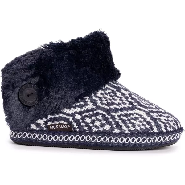 MUK LUKS Womens Melinda SlippersDark Sapphire