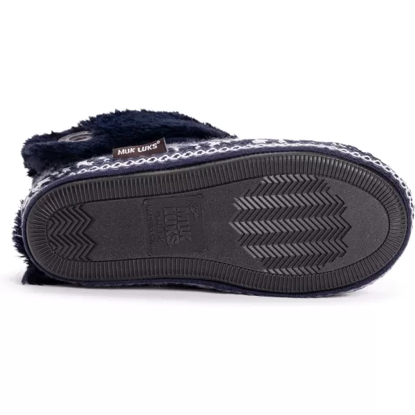 MUK LUKS Womens Melinda SlippersDark Sapphire