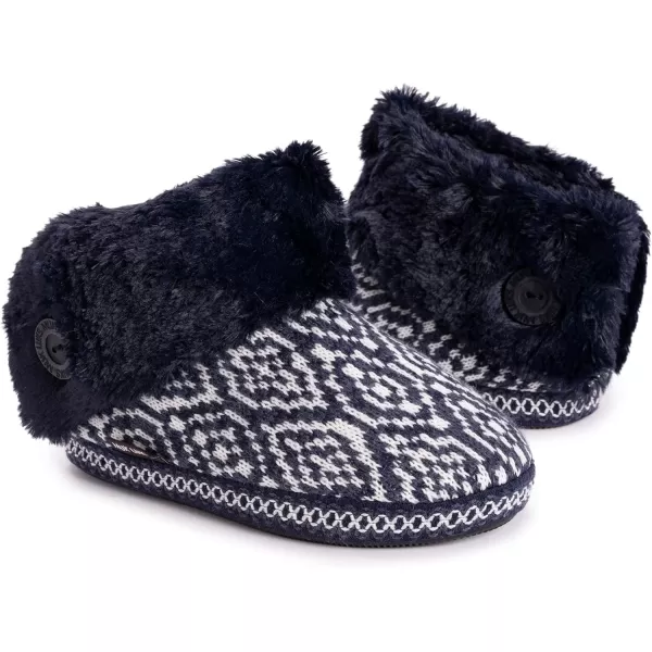 MUK LUKS Womens Melinda SlippersDark Sapphire