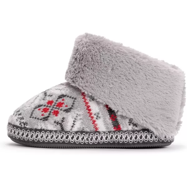 MUK LUKS Womens Melinda SlippersMedium Grey Heather